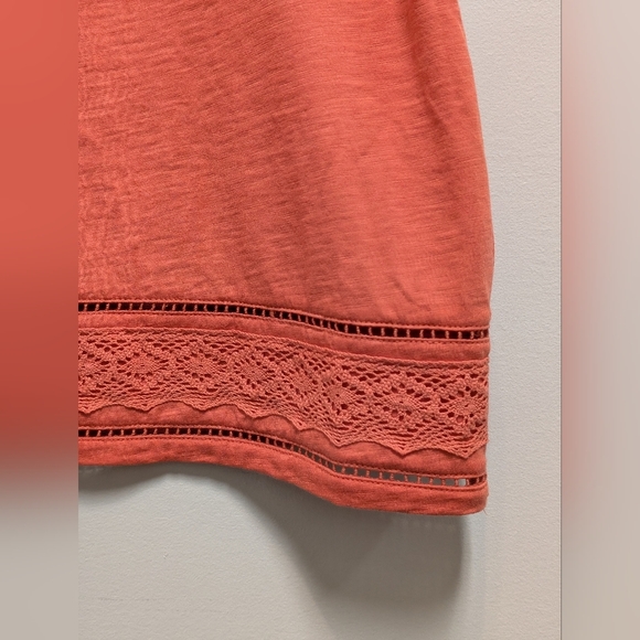 NWT Garnet Hill Cotton Embroidered Tank - Picture 3 of 8